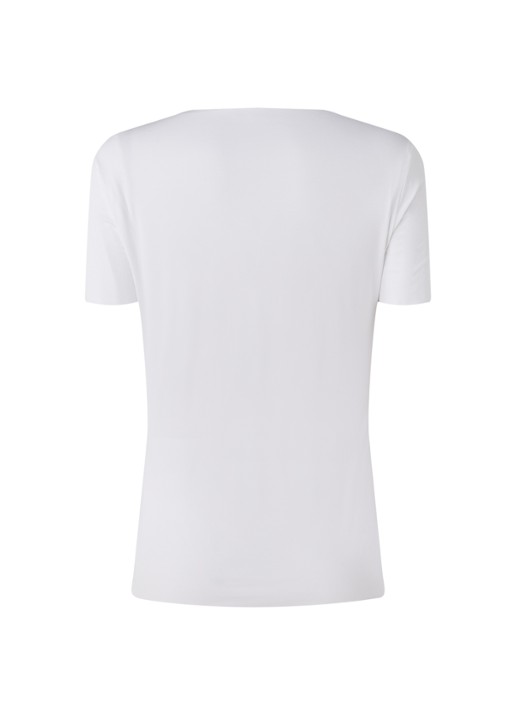 Wolford Aurora T-shirt van jersey - achterkant 3 wit