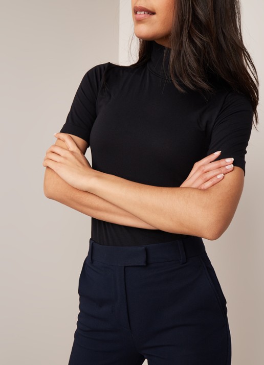 Wolford Aurora top met col
