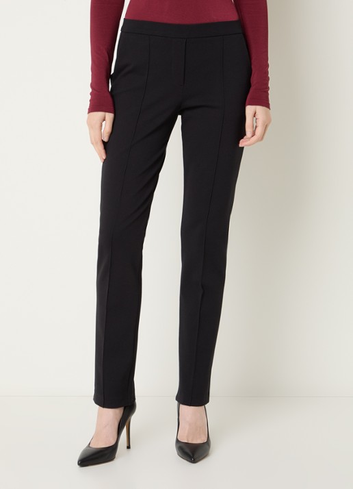 Wolford Baily slim fit pantalon met steekzakken