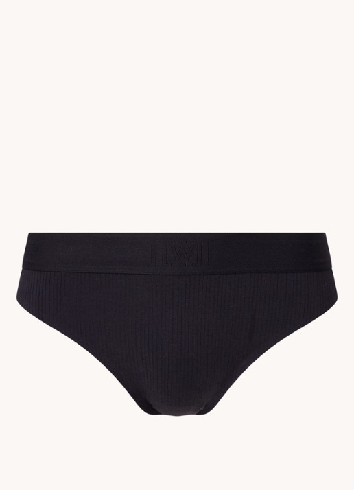 Wolford Beauty Cotton slip - voorkant 2 diepzwart