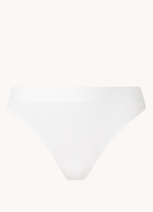 Wolford Beauty Cotton string - voorkant 2 wit