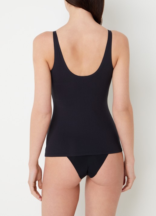Wolford Beauty Cotton tanktop - achterkant zwart