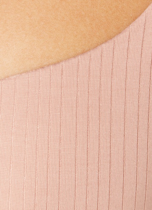 Wolford Beauty Cotton voorgevormde bh met beugel - detail 3 zalmroze