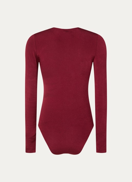 Wolford Berlin body met ronde hals - achterkant 2 zwart