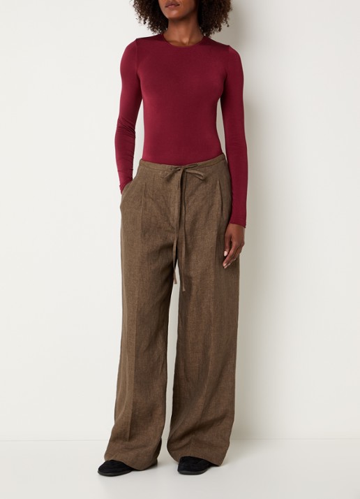 Wolford Berlin body met ronde hals - voorkant 4 zwart