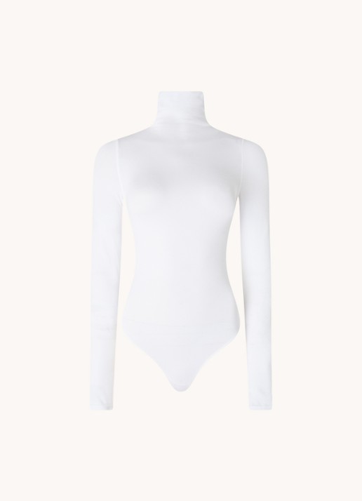 Wolford Colorado body met col - voorkant 4 wit