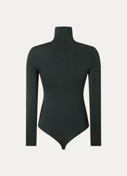 Wolford Colorado stringbody met col - achterkant 4 groen