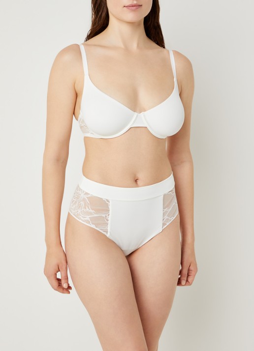 Wolford Contour high waisted hipster met kant