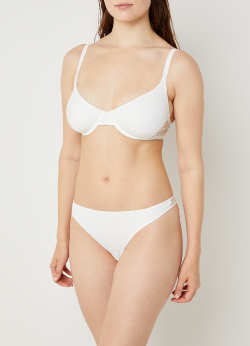 Wolford Contour string met kant