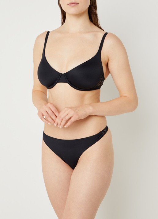 Wolford Contour string met kant