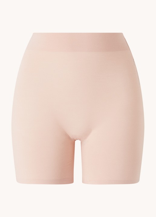 Wolford Cotton Contour corrigerende short - voorkant 2 lichtroze
