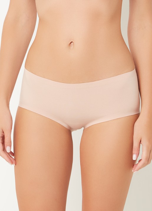 Wolford Cotton Contour naadloze slip - detail 2 zalmroze