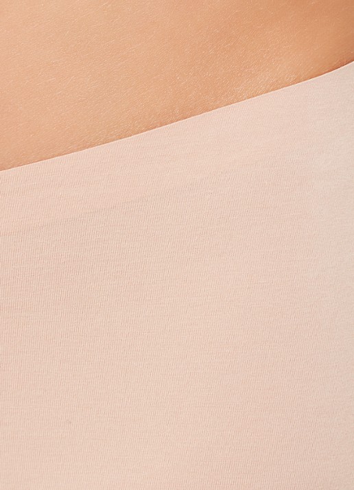 Wolford Cotton Contour naadloze slip - detail 3 zalmroze