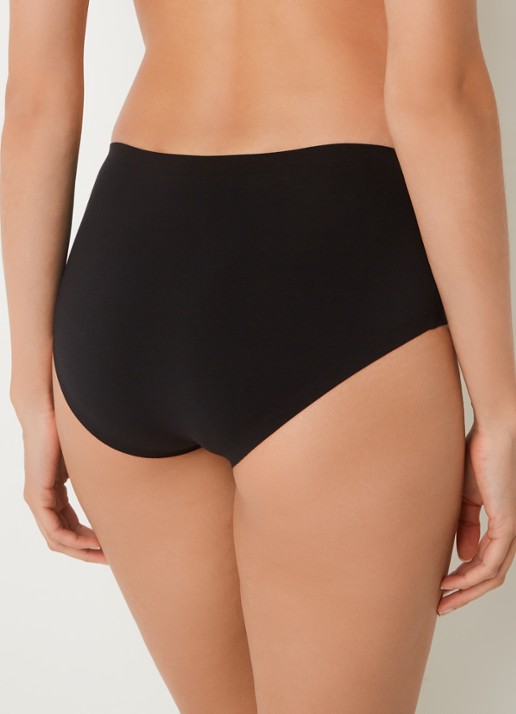 Wolford Cotton Contour naadloze slip - achterkant 4 zwart