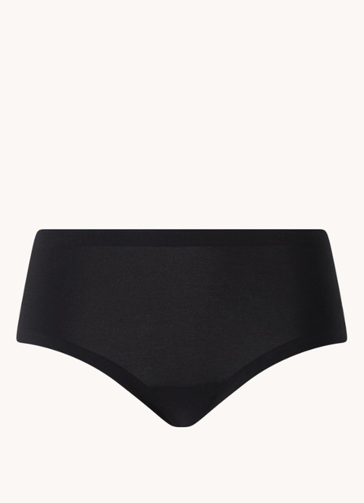 Wolford Cotton Contour naadloze slip - voorkant 3 zwart
