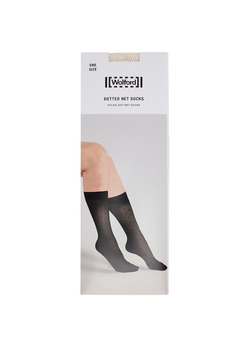 Wolford Dotted net pantykousen
