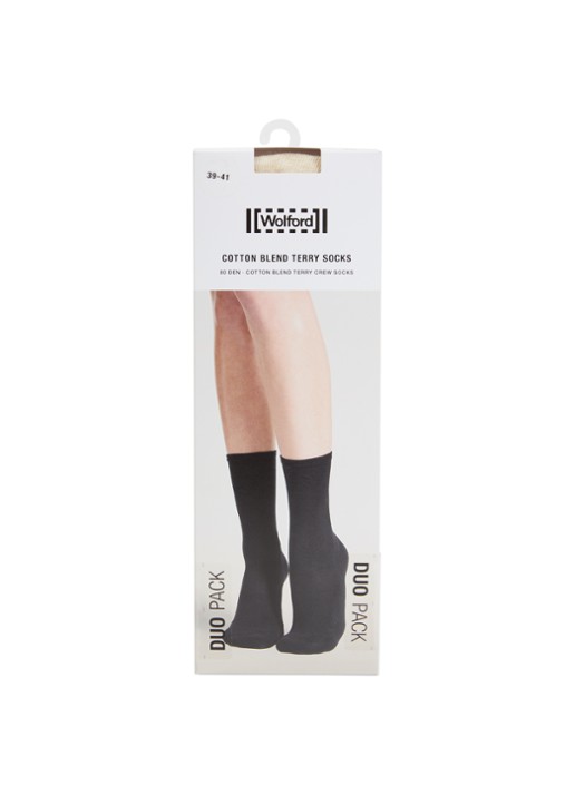 Wolford Duo pack Terry sokken in katoenblend 2-pack