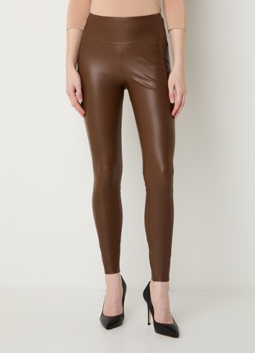 Wolford Edie Forming high waist skinny fit legging van imitatieleer