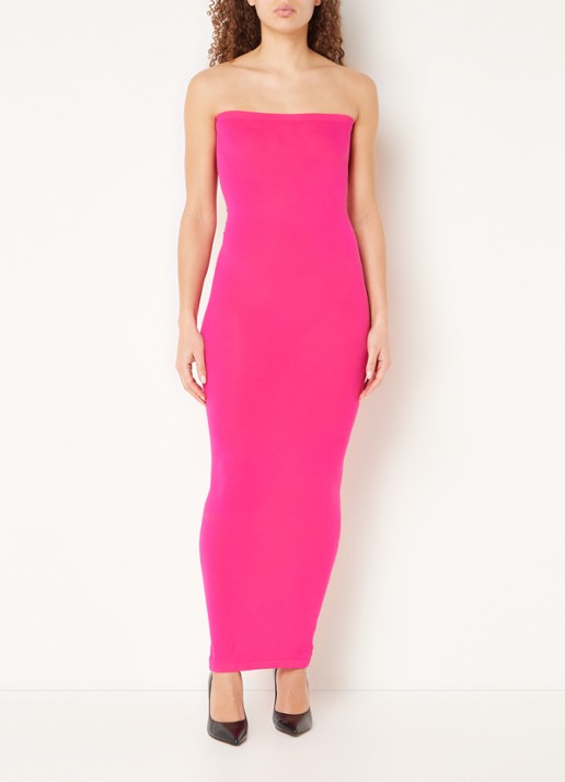 Wolford Fatal maxi jurk met stretch - detail 4 roze