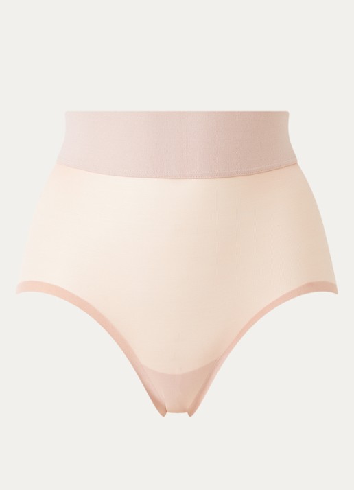 Wolford High waisted corrigerende slip - voorkant 3 beige
