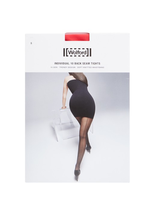 Wolford Individual Back Seam panty in 10 denier