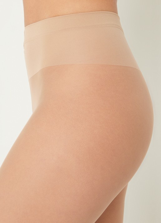 Wolford Individual panty in 20 denier - detail 2 donkerbeige