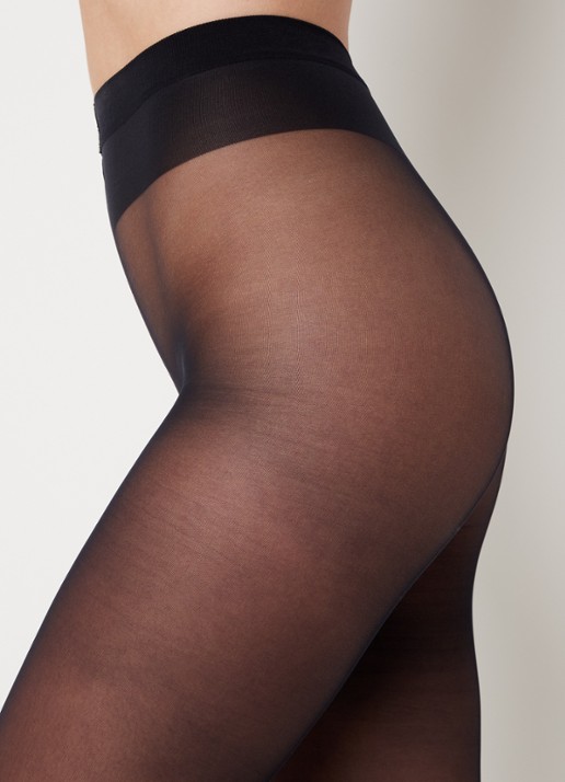 Wolford Individual panty in 20 denier - detail 4 donkerblauw