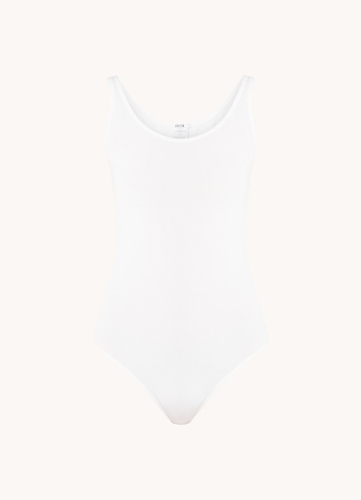 Wolford Jamaika body met ronde hals - voorkant 2 wit