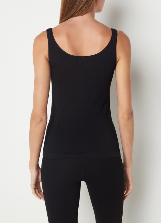 Wolford Jamaika naadloze top - achterkant zwart