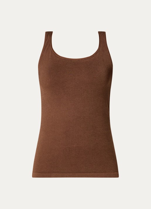 Wolford Jamaika naadloze top - voorkant bruin