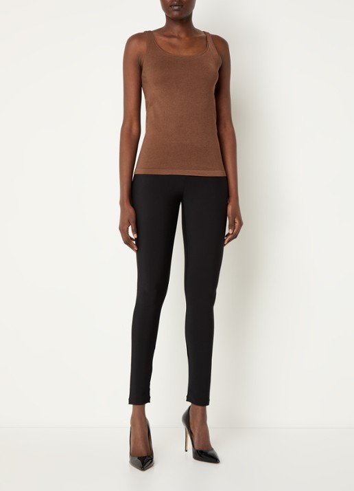 Wolford Jamaika naadloze top - voorkant 2 bruin
