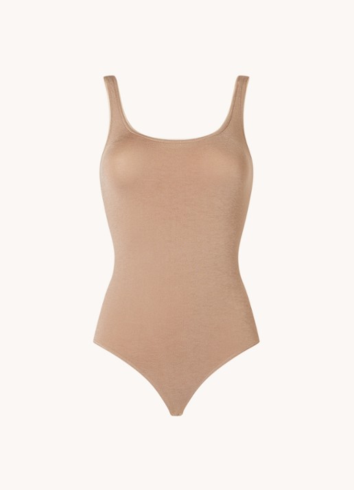 Wolford Jamaika string body  - voorkant donkerbeige