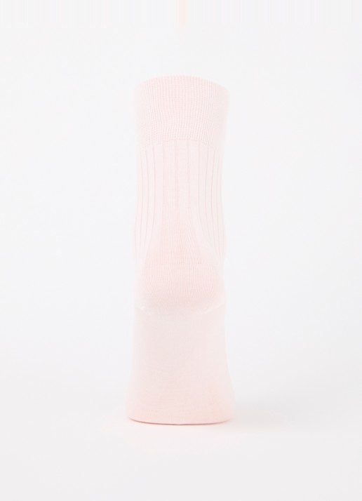 Wolford Luxury Cotton ribgebreide sokken - voorkant 3 wit
