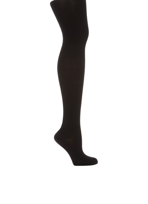 Wolford Merino maillot in 200 denier - voorkant 3 zwart