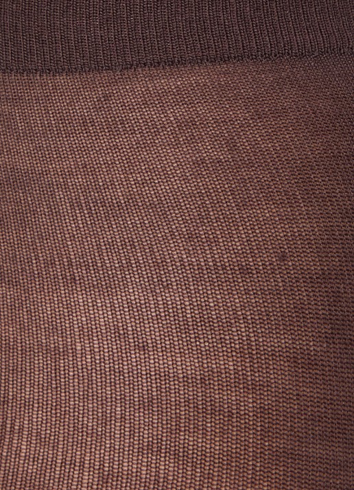 Wolford Merino maillot in 200 denier - detail 3 donkerbruin