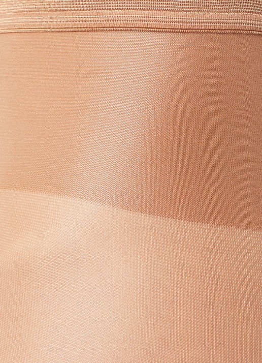 Wolford Neon panty in 40 denier  - detail donkerbeige