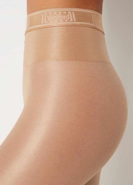 Wolford Neon panty in 40 denier - detail 4 beige