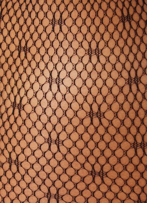 Wolford Netpanty met stippenmotief  - detail zwart