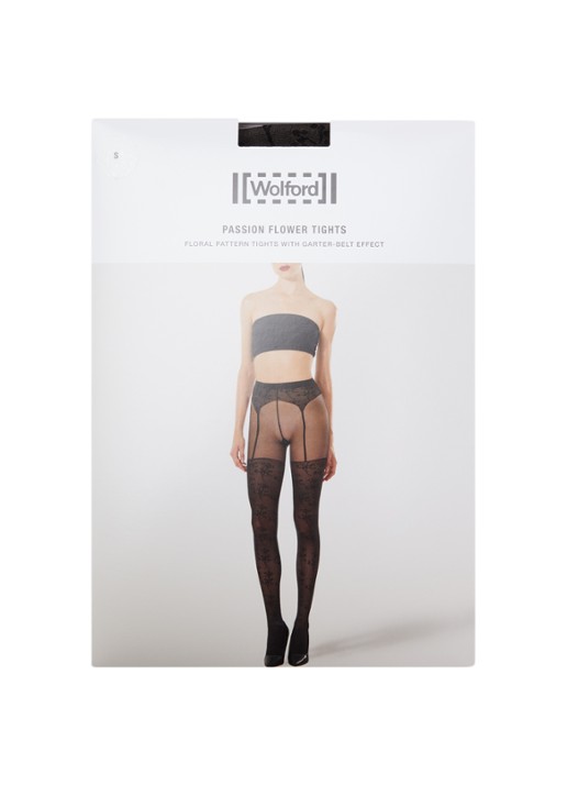 Wolford Passion Flower panty met bloemenprint in 20 denier