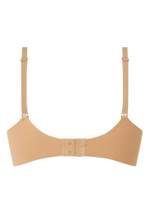 Wolford Pure naadloze voorgevormde bh - achterkant camel