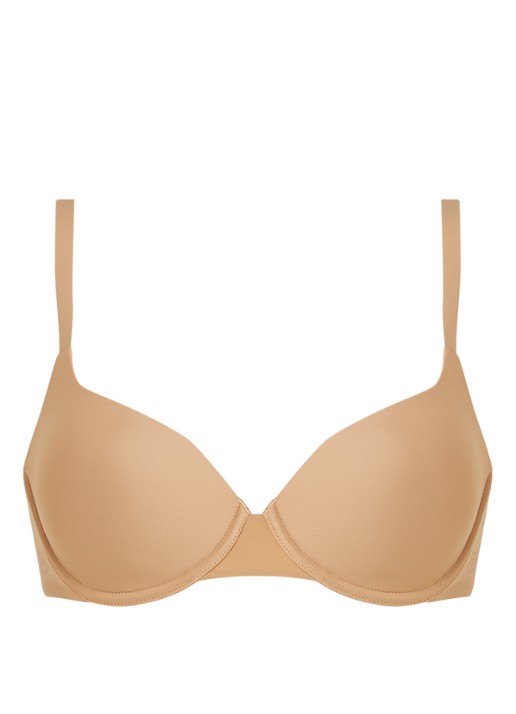 Wolford Pure naadloze voorgevormde bh - voorkant 2 camel