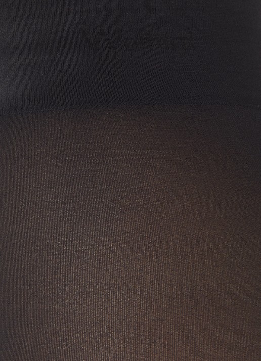 Wolford Pure panty in 50 denier  - detail diepzwart