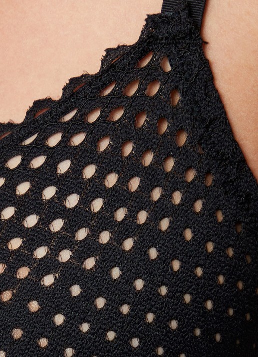 Wolford Romantic beugel bh met opengewerkt dessin - detail 5 zwart