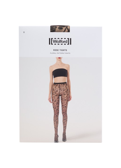 Wolford Rosie panty met bloemenprint in 20 denier