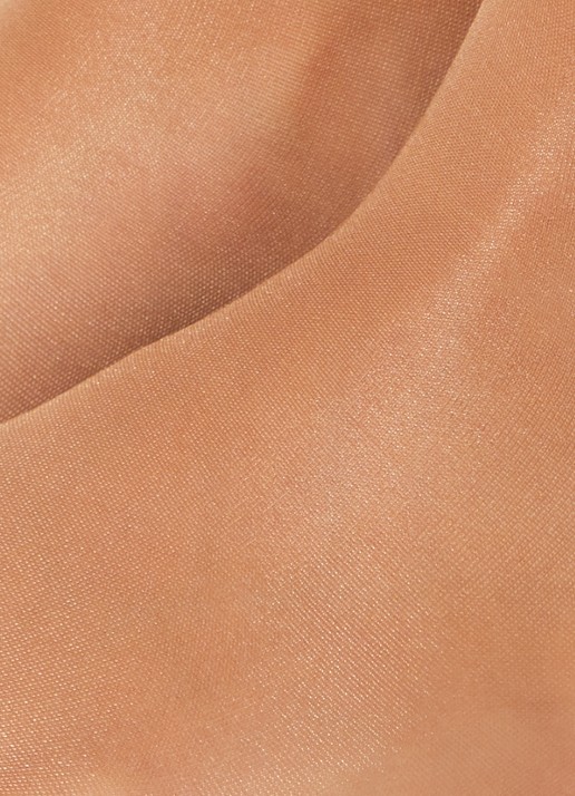 Wolford Satin Touch pantykousen in 20 denier - detail cognac