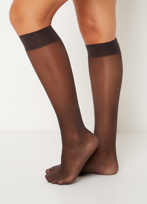 Wolford Satin Touch pantykousen in 20 denier - voorkant 3 zwart
