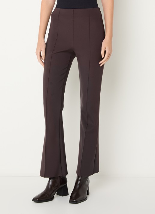 Wolford Scuba high waist flared legging met persplooi