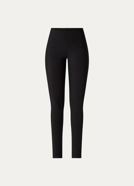 Wolford Scuba high waist skinny fit legging met stretch - voorkant 3 zwart