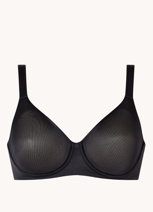 Wolford Sheer Touch Bra - voorkant 2 zwart