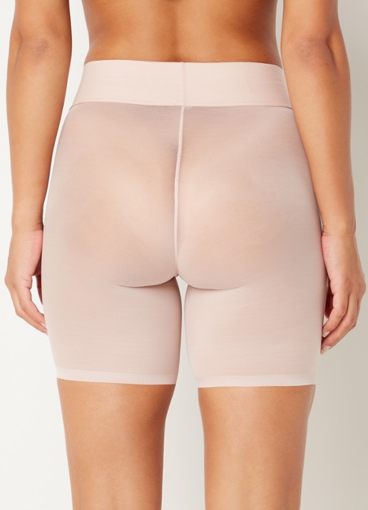 Wolford Sheer Touch Control corrigerende short - achterkant 3 lichtroze